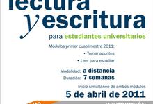 Taller de Lectura y Escritura para Estudiantes Universitarios 