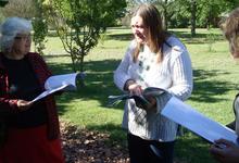 Visita guiada al jardín botánico de la Facultad  de Agronomía