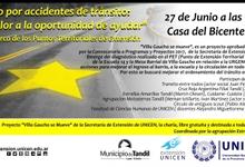 Accidentes de tránsito, tema de una charla