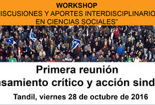 Workshop:"Pensamiento crítico y acción sindical"