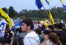 Colorido y participación en el inicio de las Olimpiadas