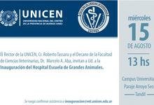 Ciencias Veterinarias inaugurará, el día 15, el Hospital Escuela de Grandes Animales