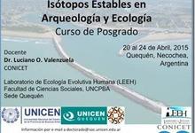 SE DICTA POSTGRADO EN ARQUEOLOGÍA Y ECOLOGÍA