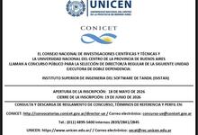 Concurso Público para la selección de Director/a Regular de la Unidad Ejecutora ISISTAN