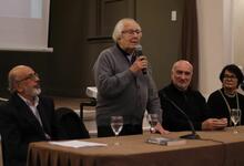Rectorado: emotiva presentación de libro con presencia del Nobel Pérez Esquivel
