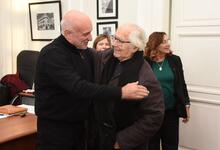 Rectorado: emotiva presentación de libro con presencia del Nobel Pérez Esquivel