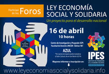 Foro sobre la Ley Federal de la Economía Social y Solidaria