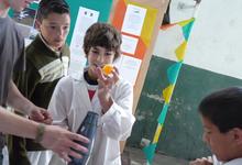 Muestra de ciencias sobre formas de información y comunicación de todos los tiempos