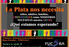 Federación Universitaria del Centro recolecta donaciones para inundados