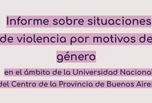 Informe sobre situaciones de violencias por motivos de género