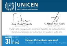 Será inaugurado el 31, en Azul, el edificio  de la Facultad de Derecho de la Unicen  
