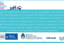PROGRAMA GENERAL DE ESCUELAS POPULARES DE FORMACIÓN EN GÉNERO