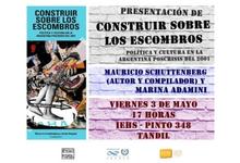 Presentación de libro "Construir sobre los escombros"