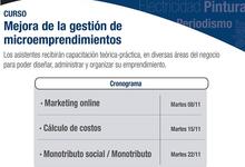 Curso "Mejora de la Gestión de Microemprendimientos"