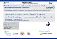 Taller de internacionalización de Red de Universidades Bonaerenses