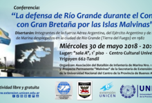 Conferencia sobre la defensa de Río Grande en guerra de Malvinas